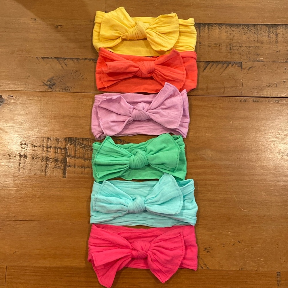 Lot of 6 baby head bands